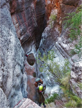 Rappelling