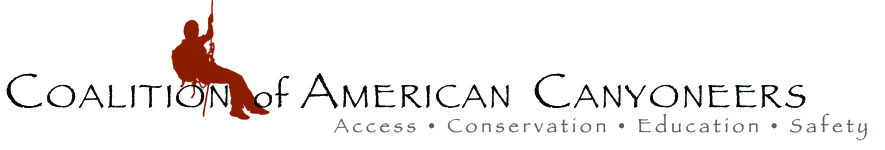 Coalition of American Canyoneers Logo