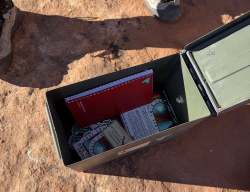 CAC Installs Backcountry Trail Register at Broken Bow Arch Canyon