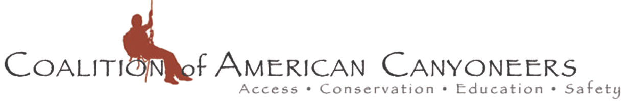 Coalition of American Canyoneers Logo